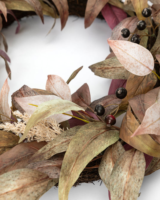 30 couronnes d'eucalyptus artificiel