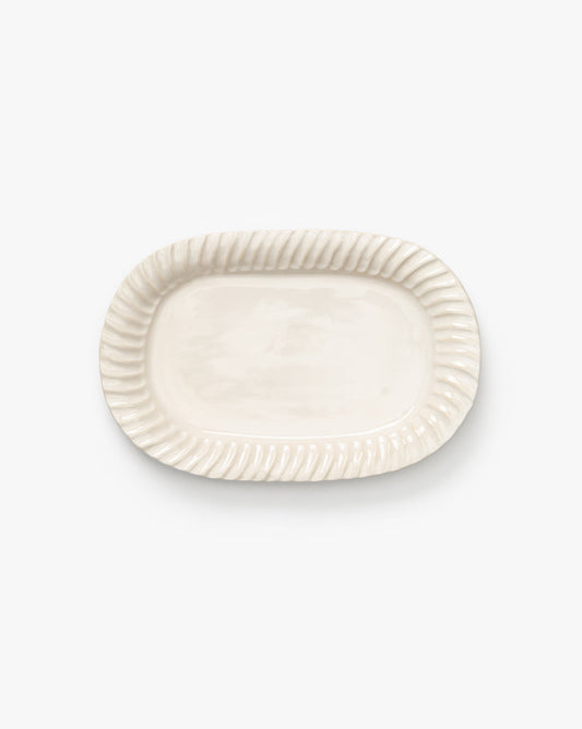 Plateau blanc crème Adalina