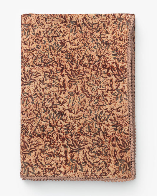 Nappe à imprimé floral Anarkali