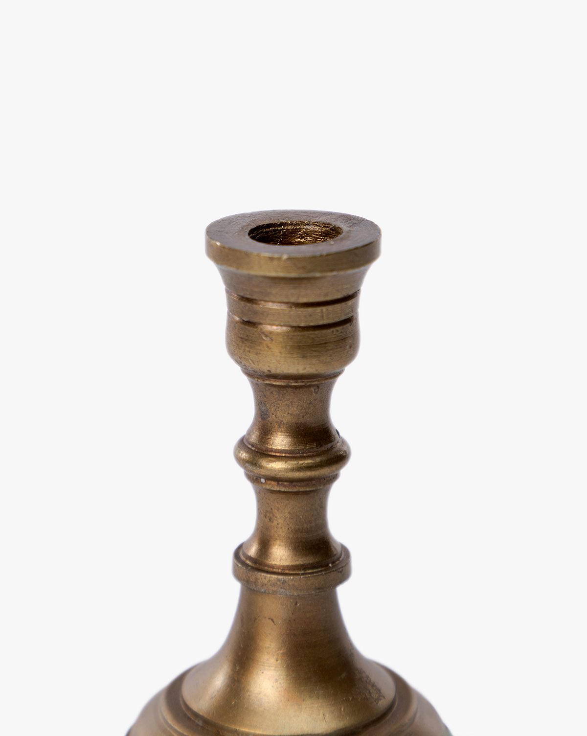 Mini porte-cône en laiton antique