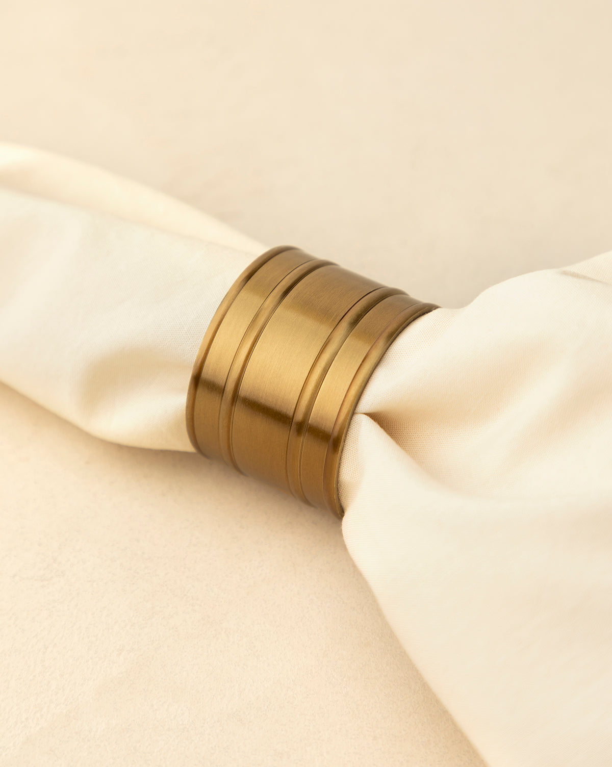 Ronds de serviette en argent (lot de 4)