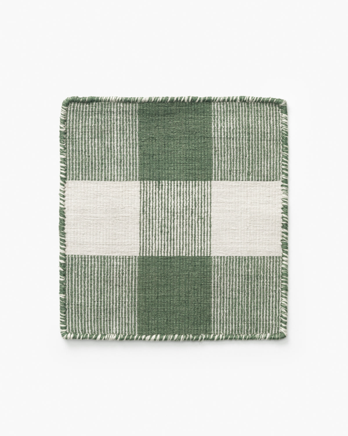 Échantillon de tapis d'intérieur/extérieur vert Belleville