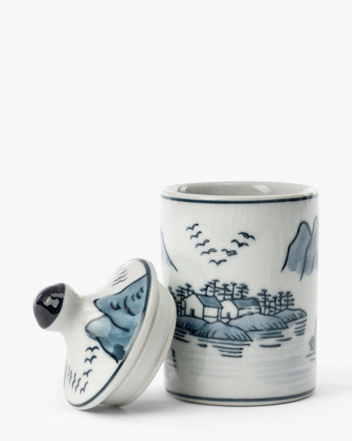 Pots à épices peints à la main (lot de 4)