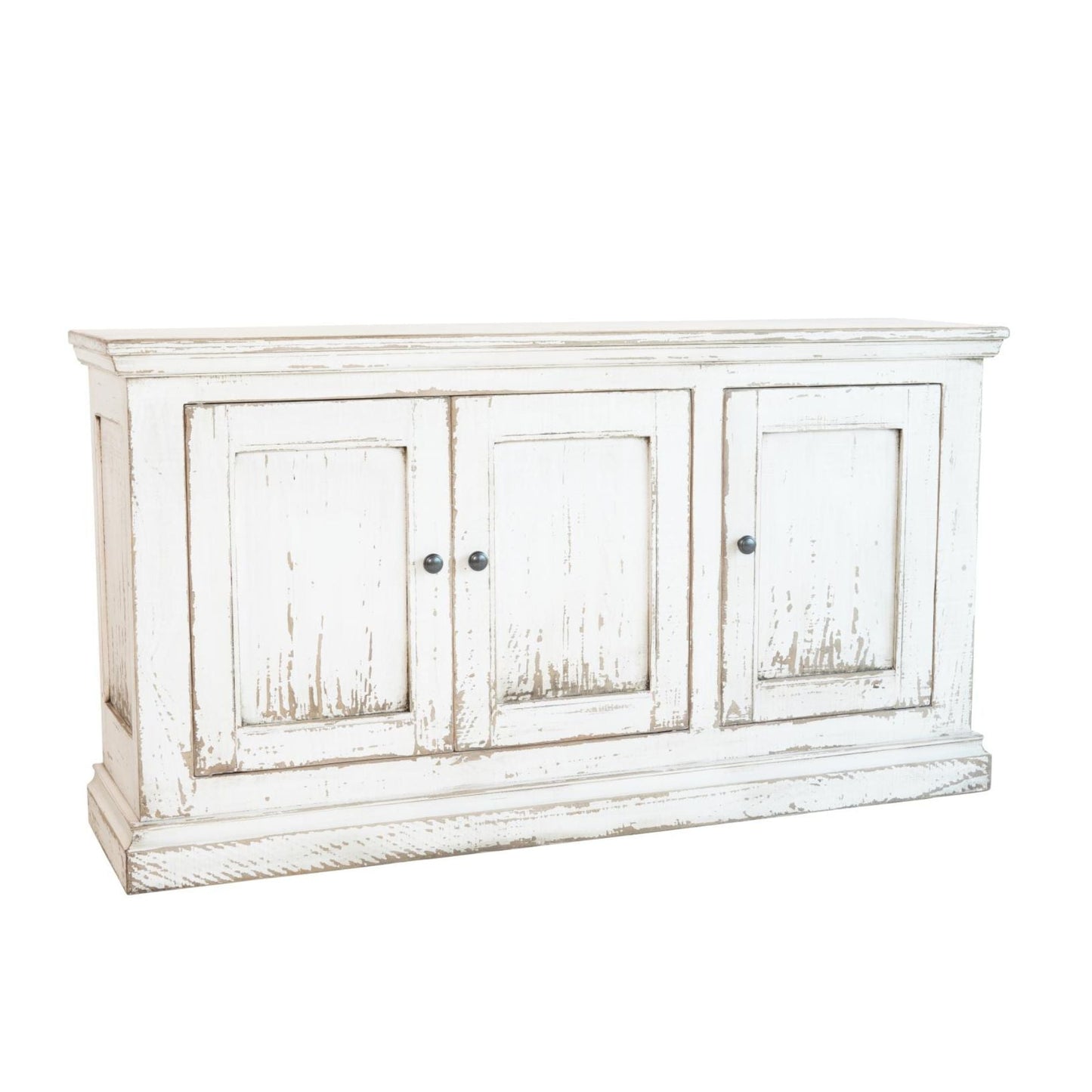 Buffet 3 portes Mira - Blanc antique
