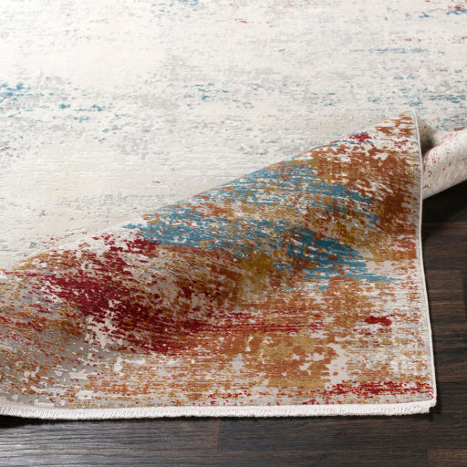 Tapis orange brûlé solaire