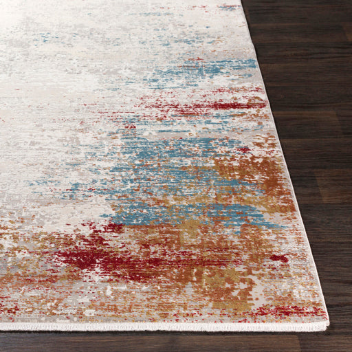 Tapis orange brûlé solaire