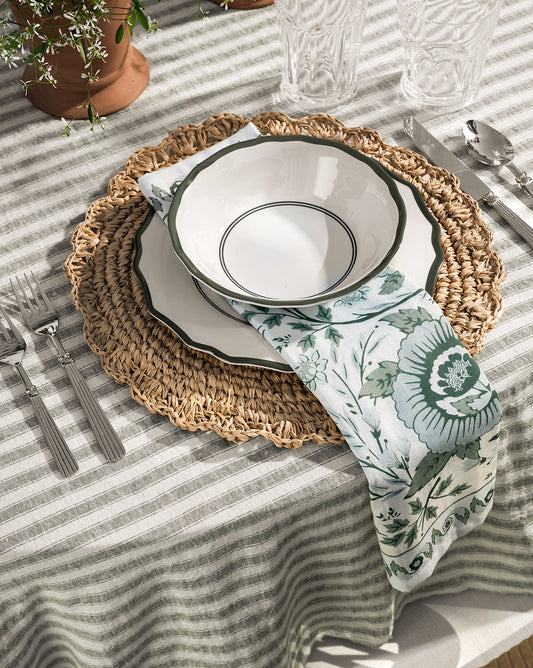 Assiettes plates en mélamine Alcott (lot de 4)