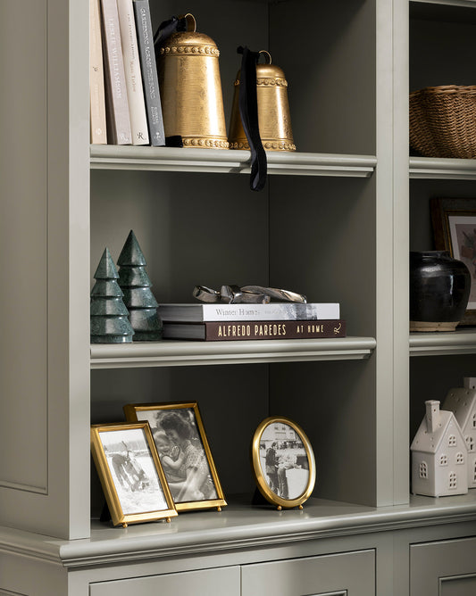 Ornement de cloche en or