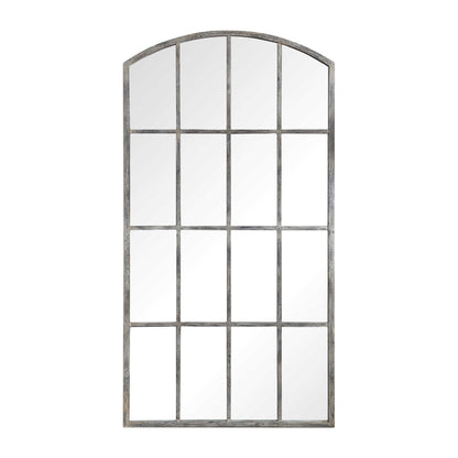 Grand miroir arqué Amiel - Blanc lavé