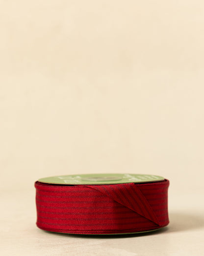 1,5 Ruban à rayures gros-grain tissé avec bord tissé