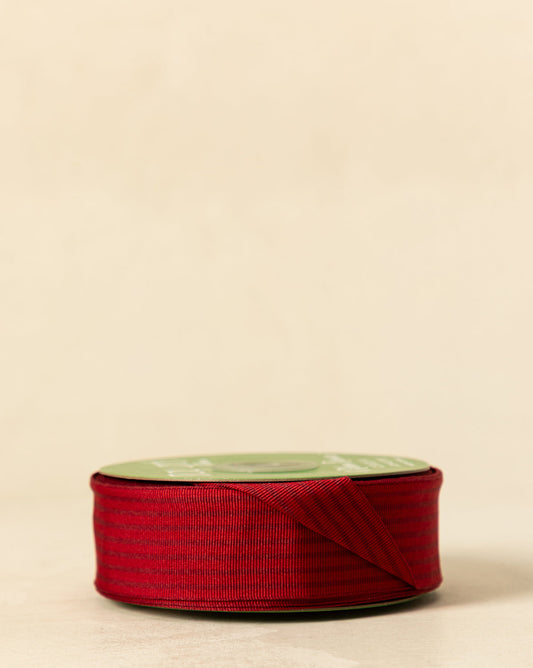 1,5 Ruban à rayures gros-grain tissé avec bord tissé