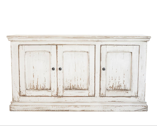 Buffet 3 portes Mira - Blanc antique 