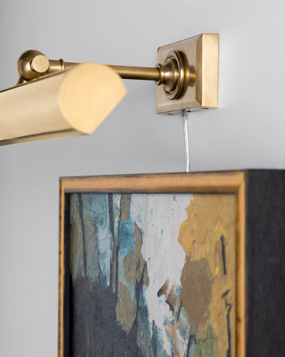 18 Lampe de tableau d'ébéniste