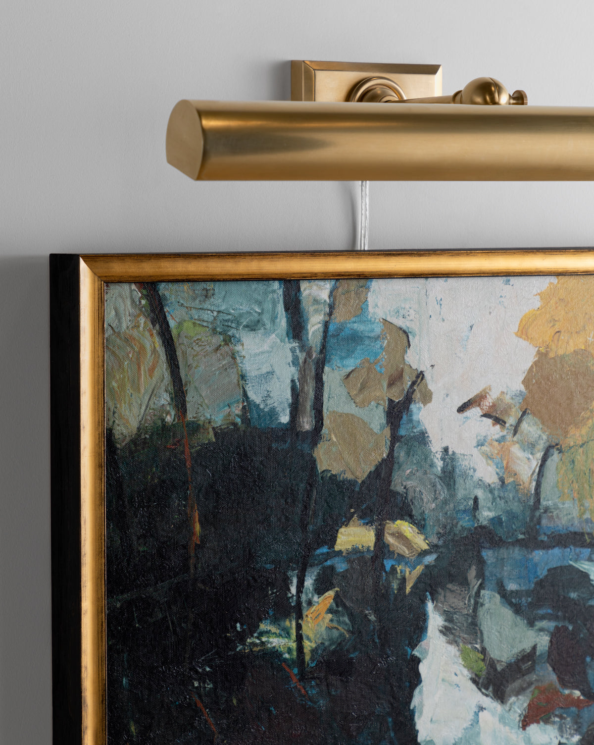 18 Lampe de tableau d'ébéniste