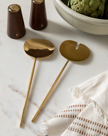 Torchon à rayures tissées