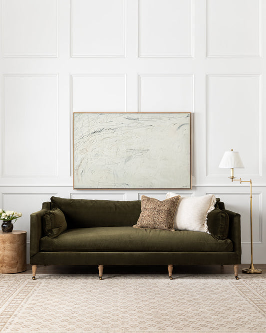 Tapis en laine noué à la main Anya Neutral