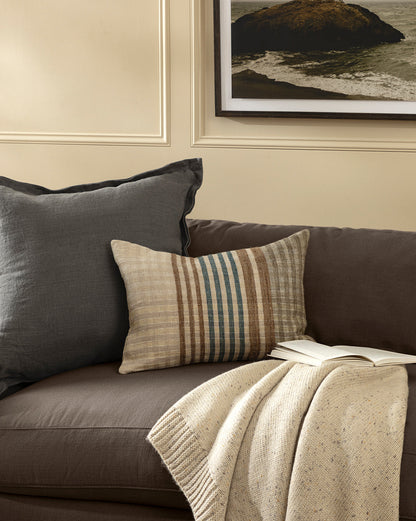 Housse de coussin à rayures Margaret