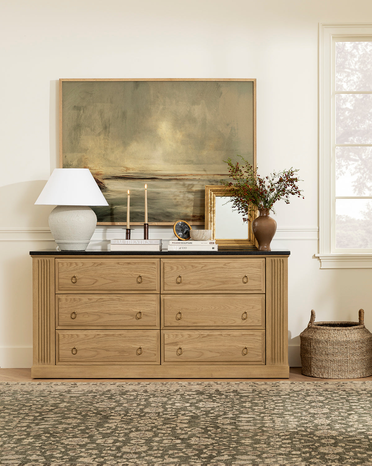 Lampe de table en céramique Abbott