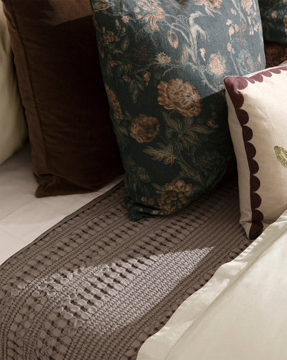 Couverture gaufrée gris cornaline