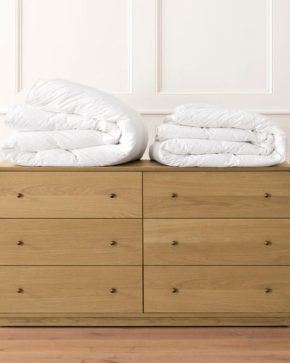 Insert de couette en duvet classique