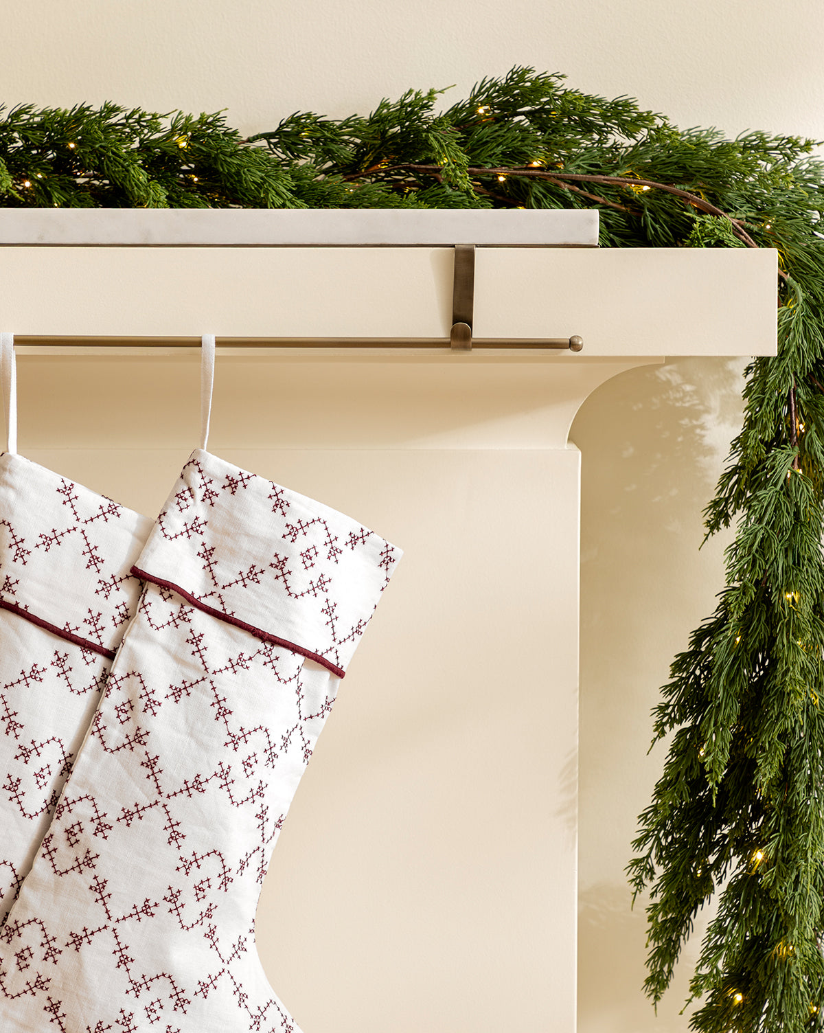 25 porte-chaussettes en marbre avec tige