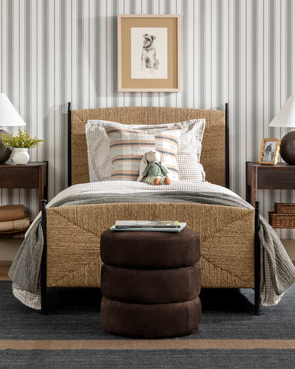 Papier peint à rayures Hawes