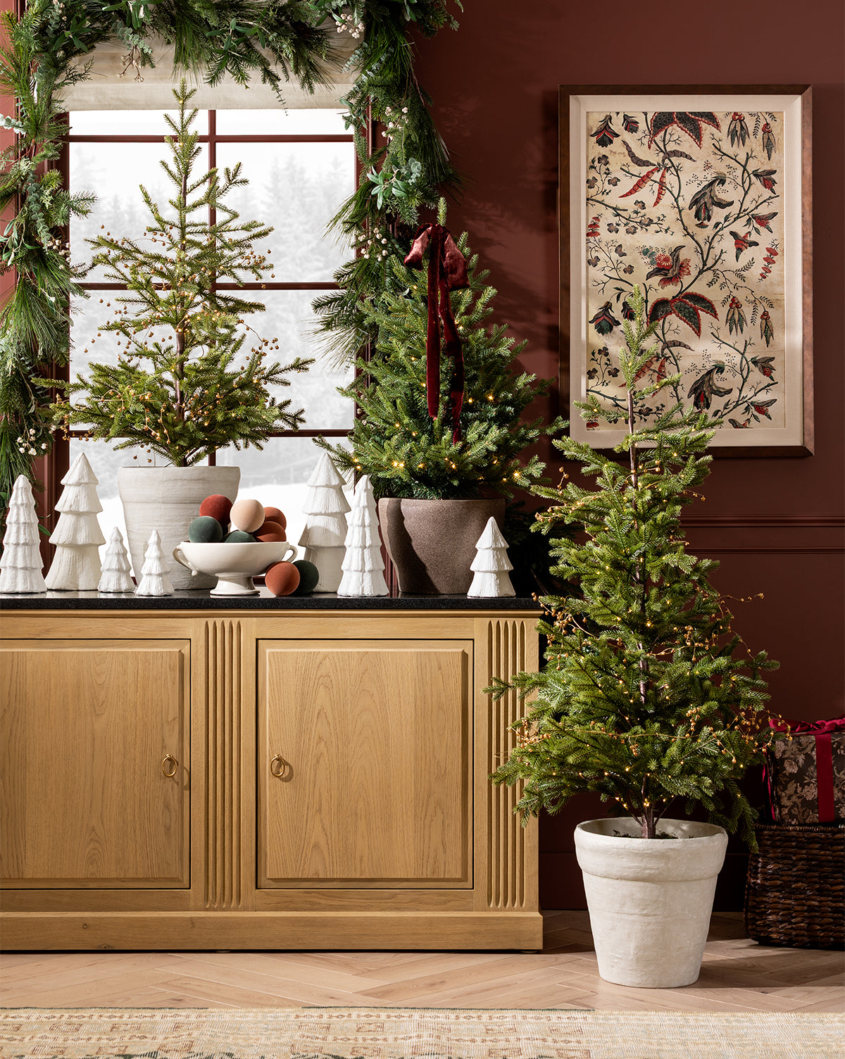 Arbre en papier mâché de confiseur