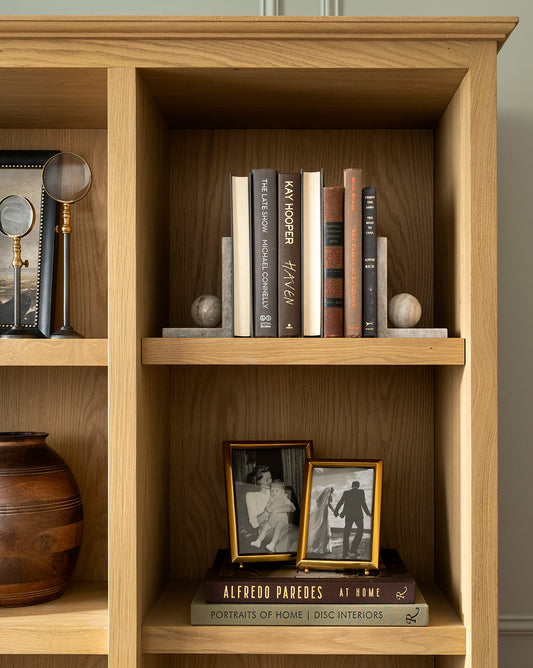 Serre-livres en marbre Adar (lot de 2)