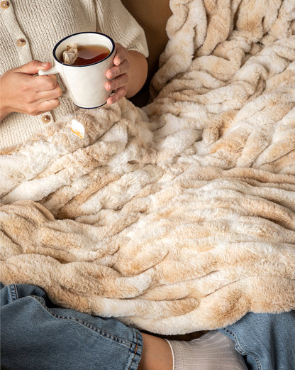 Couverture en fausse fourrure Maja