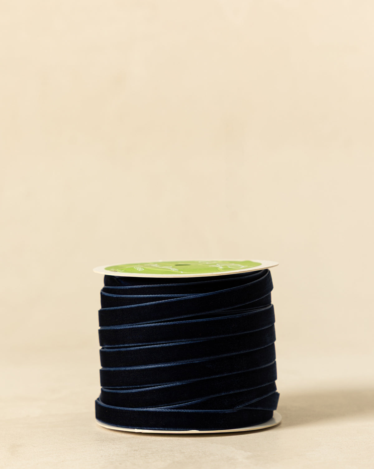 Ruban de velours 3/8 avec bord tissé