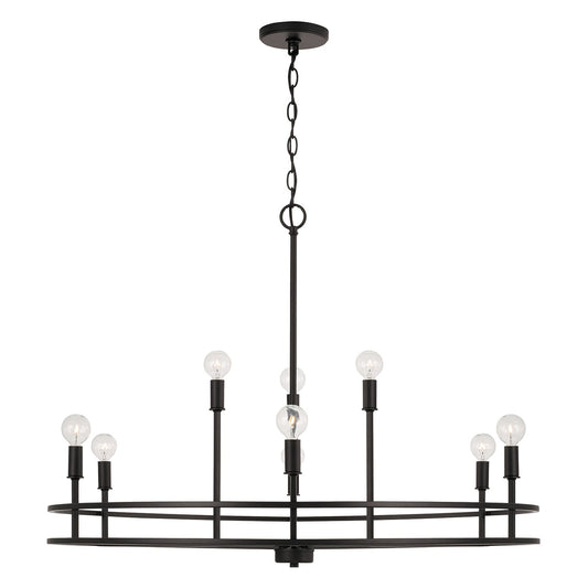 Lustre Fuller à 9 lumières - Noir mat