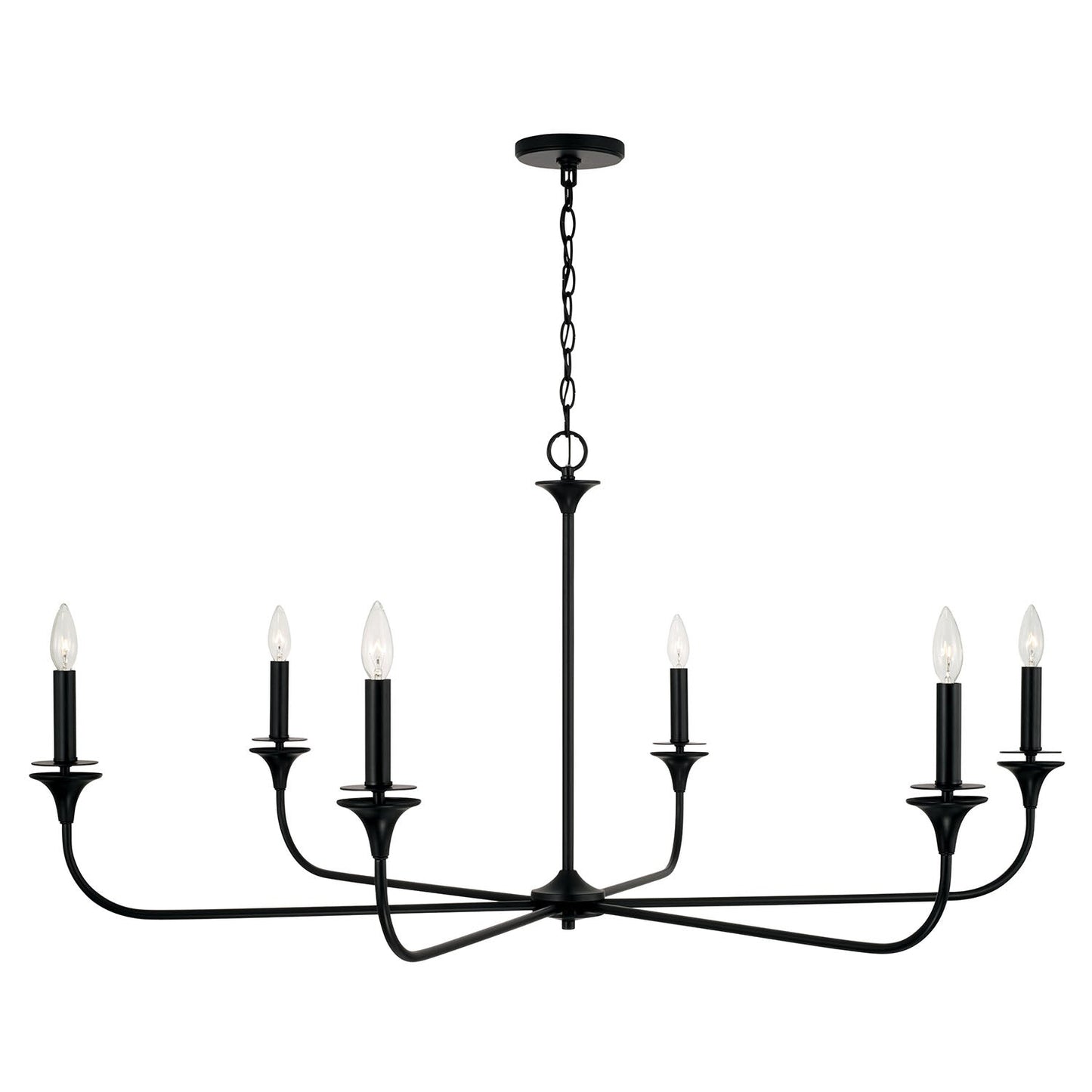 Lustre Portman à 9 lumières - Noir mat