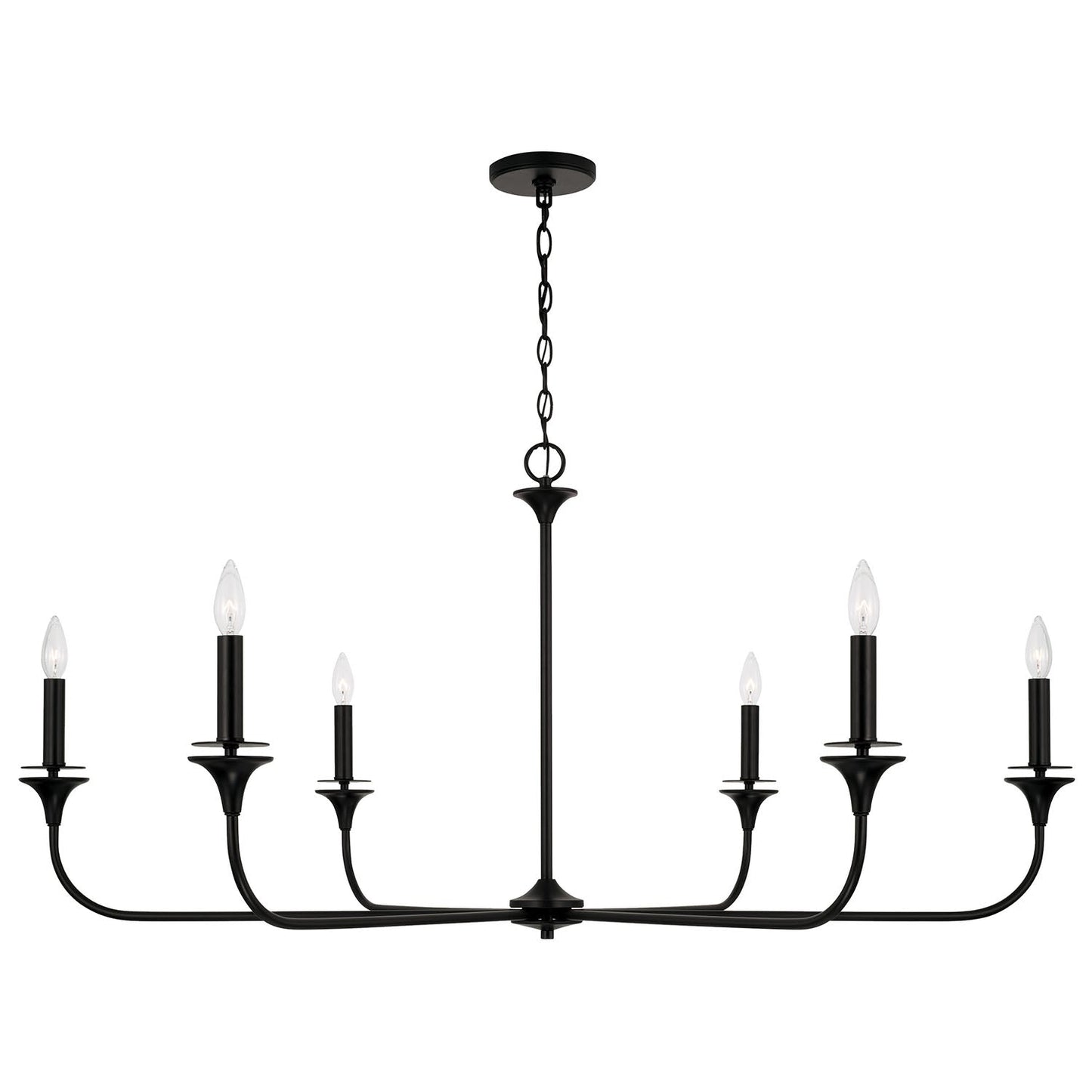 Lustre Portman à 9 lumières - Noir mat