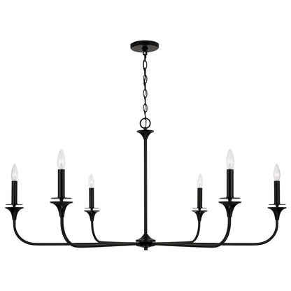 Lustre Portman à 9 lumières - Noir mat