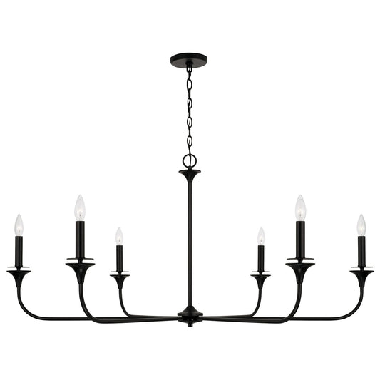 Lustre Portman à 9 lumières - Noir mat