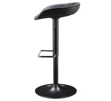 Tabouret de bar Vogue à vérin à gaz noir vintage