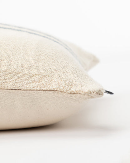 Housse de coussin à rayures en soie Abigail