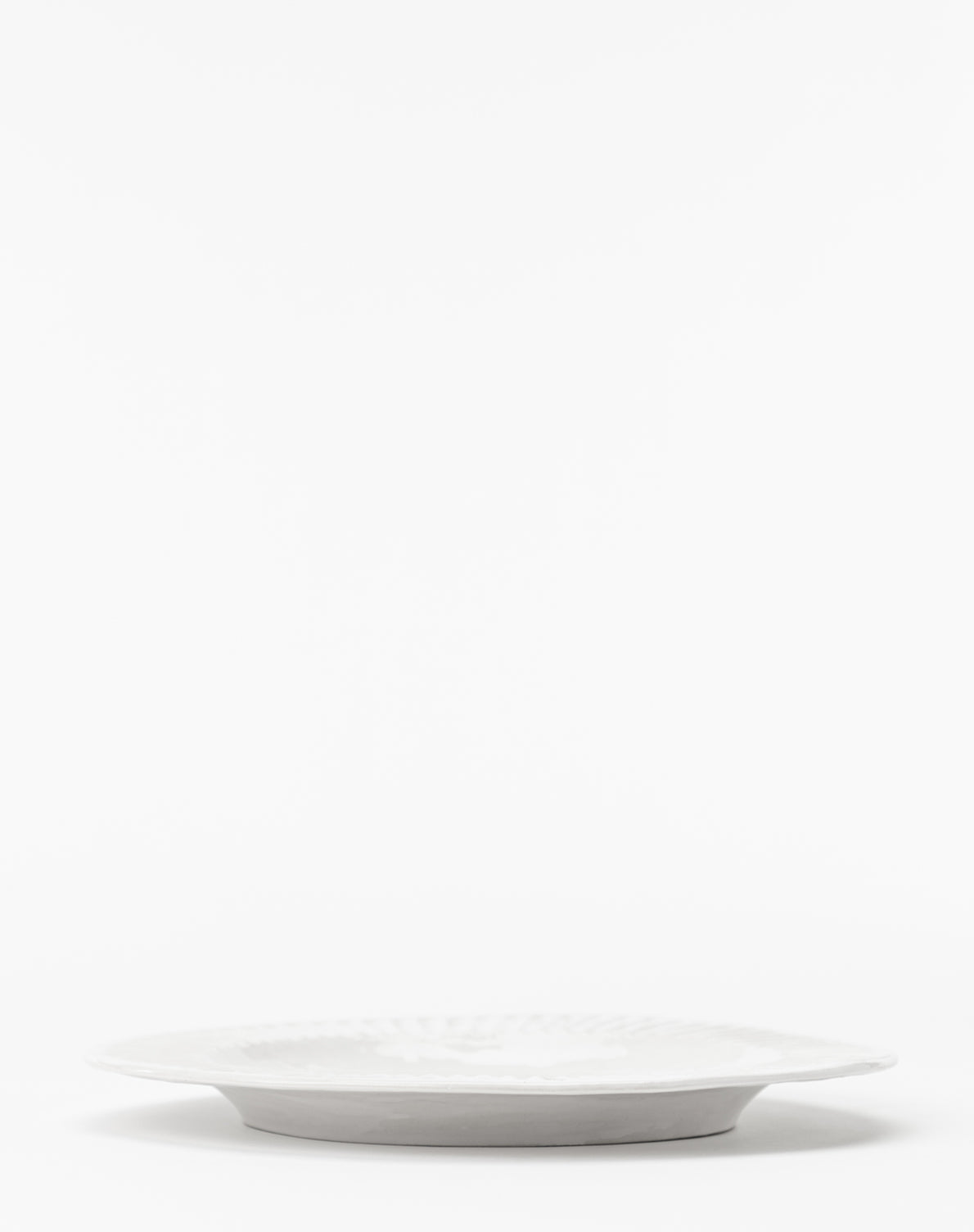 Assiette plate blanche Adele (lot de 4)