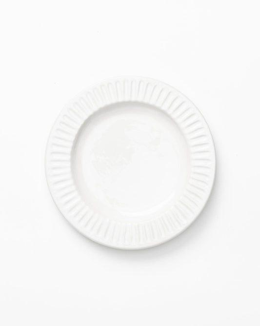 Assiette à salade blanche Adele (lot de 4)