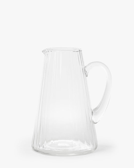 Pichet en verre côtelé Adonis