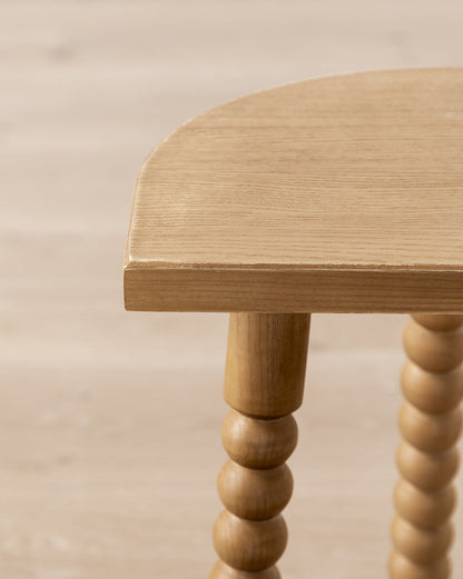 Tabouret Alice en bois de miel