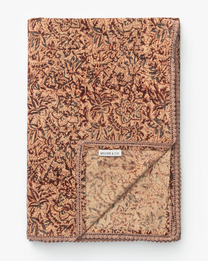 Nappe à imprimé floral Anarkali