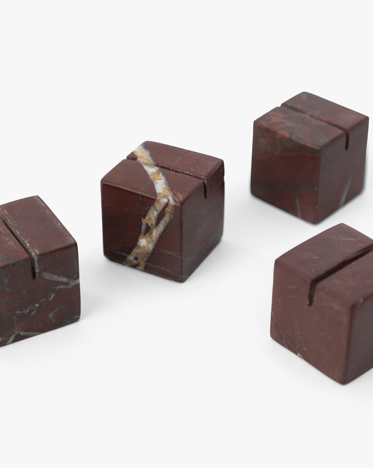 Porte-cartes de table en marbre Auburn (lot de 4)