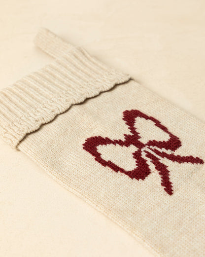 Bas festonnés Bella avec nœud