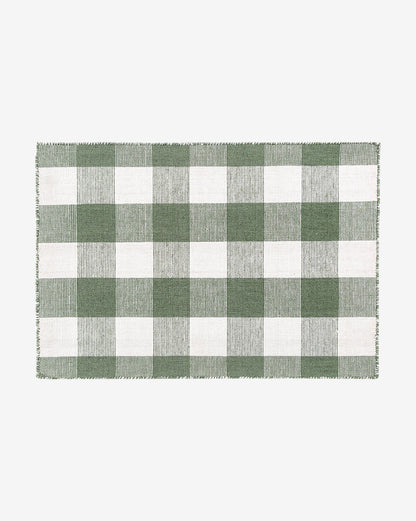 Tapis d'intérieur/extérieur tissé à la main Belleville Green