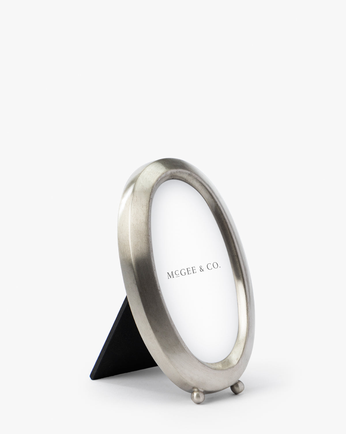 Cadre photo en étain Blanche