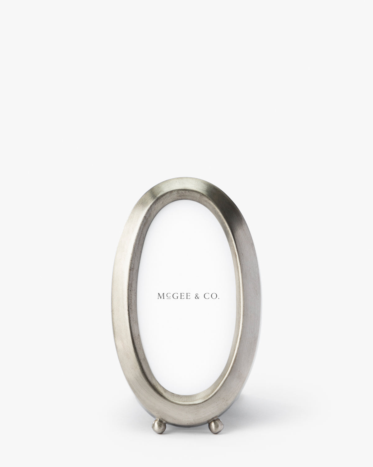 Cadre photo en étain Blanche