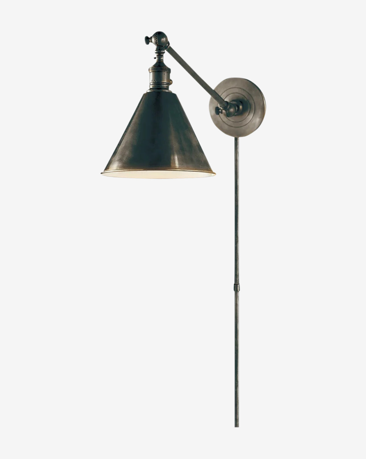 Lampe de bibliothèque à bras unique Boston