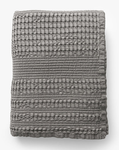 Couverture gaufrée gris cornaline