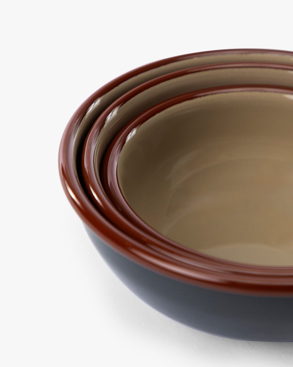 Bols en émail Charles (lot de 3)